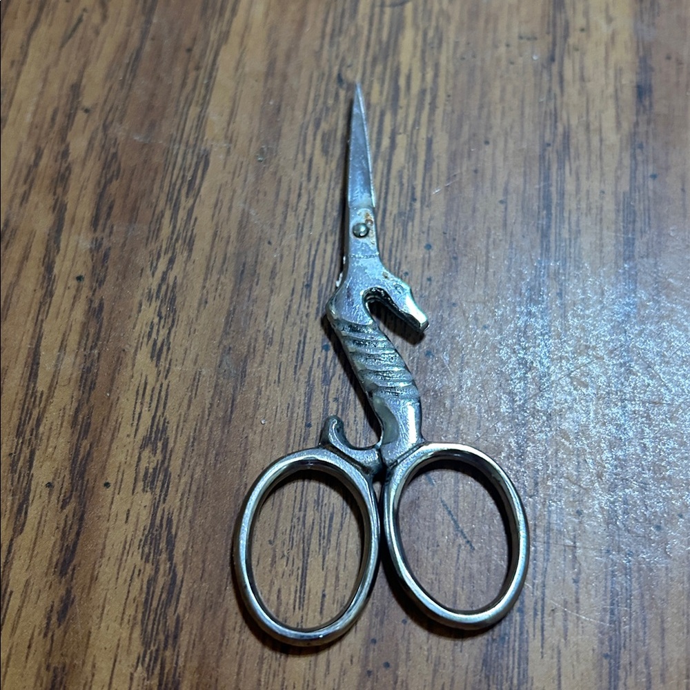 Four Gold and Silver Stainless Steel Precision Grooming Scissors - Picture 2 of 5